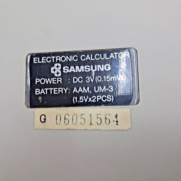 Samsung Electronic Calculator Secal CL-1224 12 Digit-LCD Display-1980's-RARE-HTF - Picture 9 of 11